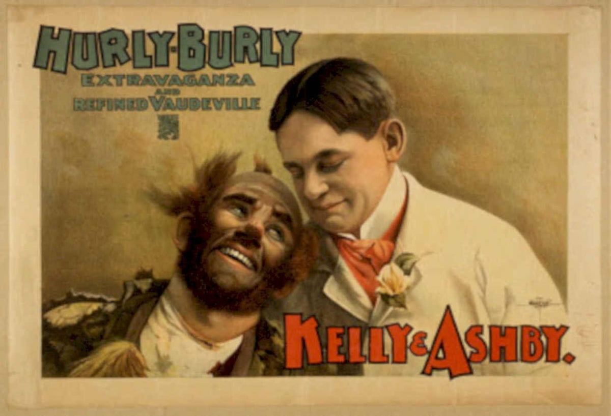 Hurly Burly Monkey Vintage Retro Advert Poster A4 Photo Print