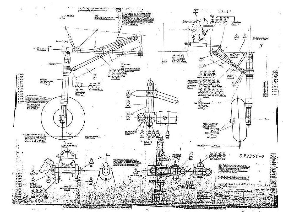 Hurricane MK1 Blueprints B73358 9 A4 Photo Print