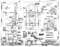 Hurricane MK1 Blueprints D93004 A4 Photo Print