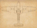 Hurricane MK1 Blueprints Hurri Mk I Metal Wing 03 A4 Photo Print