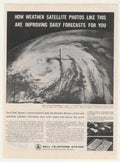Hurricane Satellite Vintage Retro Advert Ads A4 Photo Print