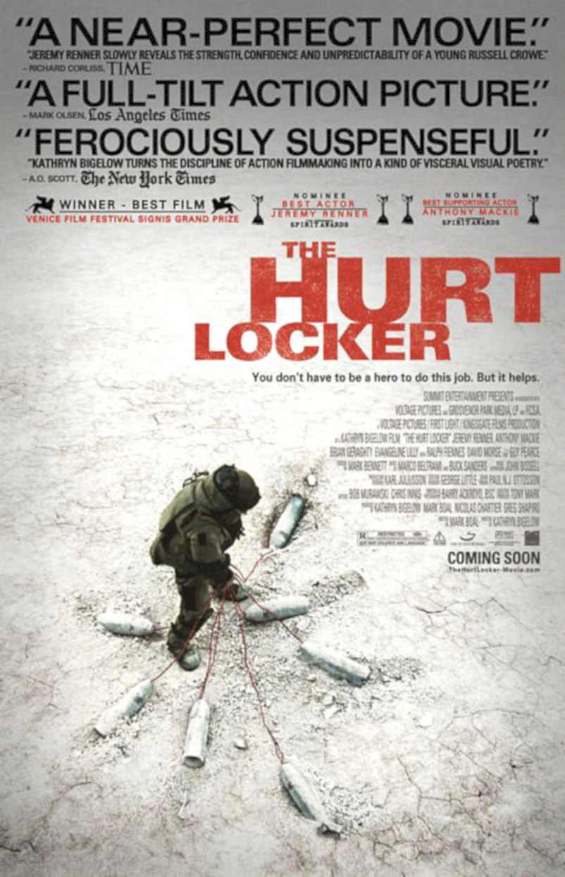 Hurt Locker Renner Vintage Retro Advert Poster A4 Photo Print