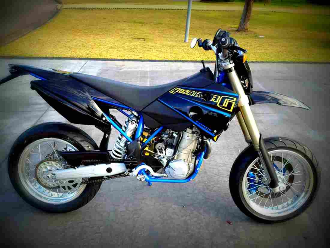 Husaberg FS 400 E 2002 5 motorbike A4 Photo Print