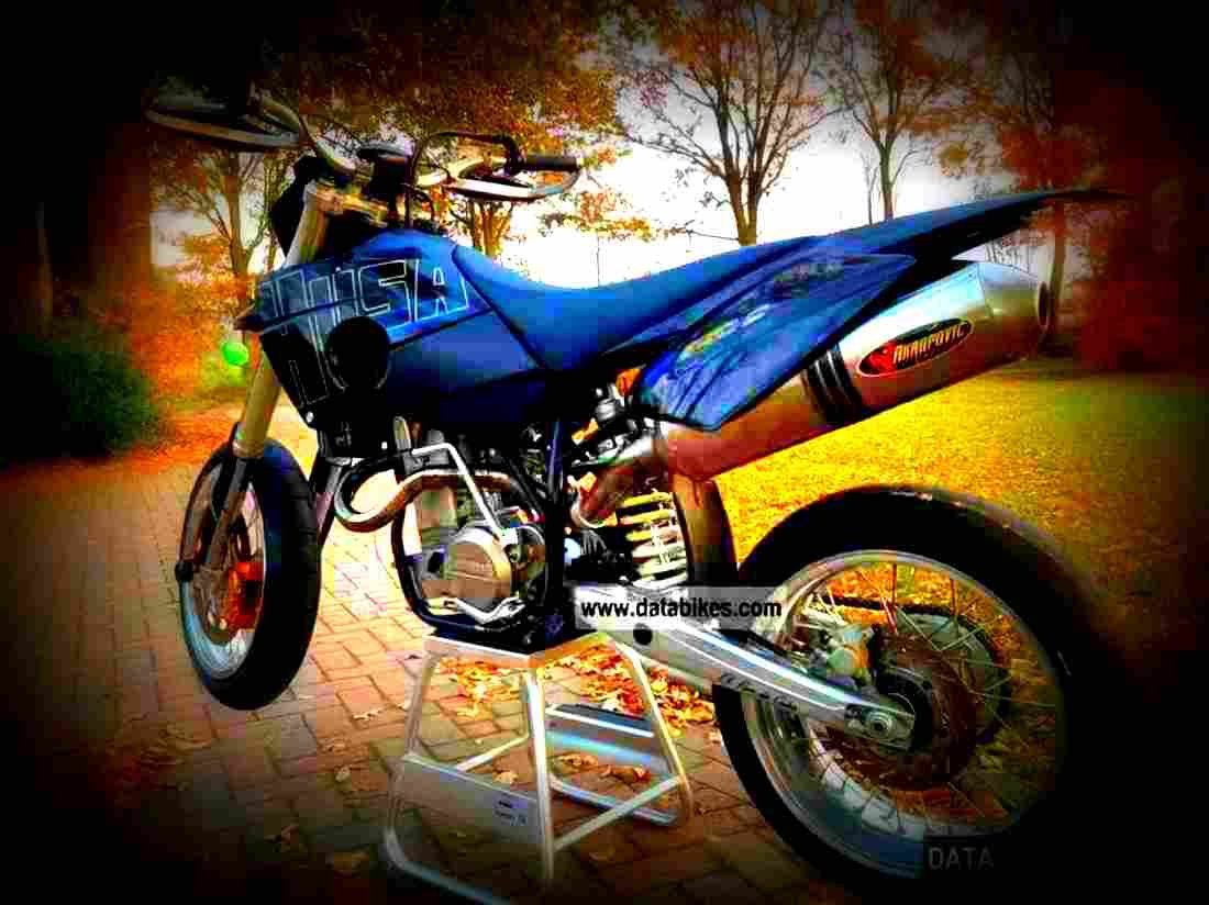 Husaberg FS 650 E Supermoto 2001 4 motorbike A4 Photo Print