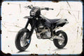 Husaberg FS 650E 08 1 aged SHARP A4 Photo Print