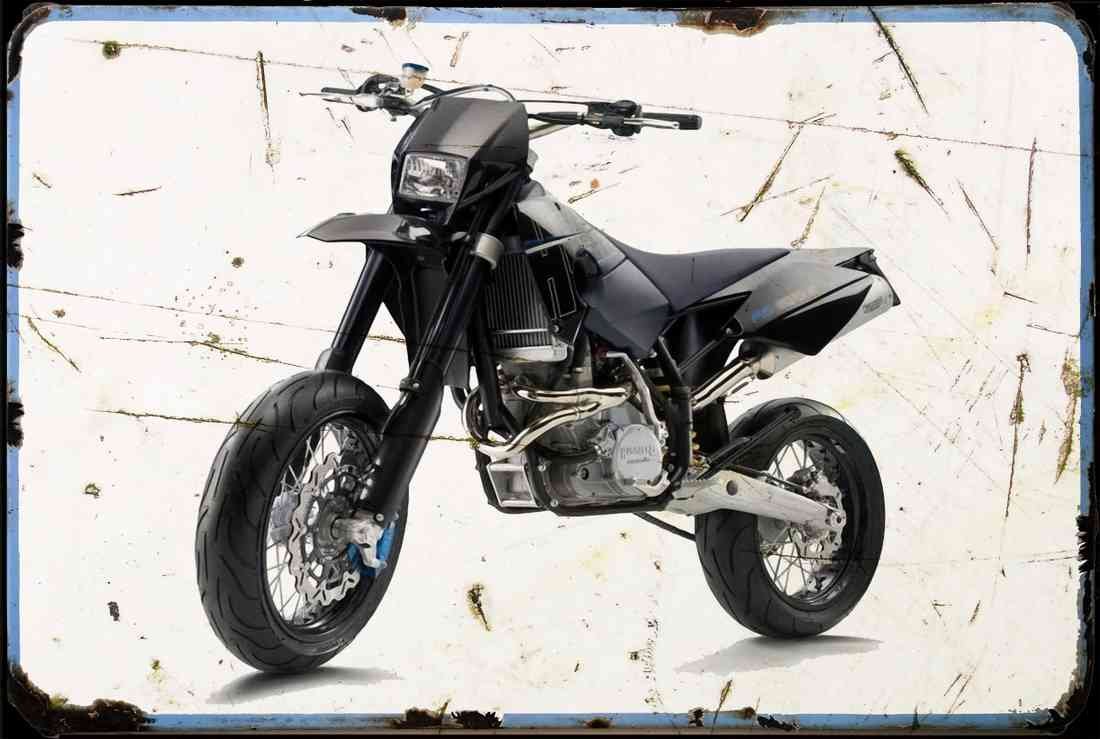 Husaberg FS 650E 08 1 aged SHARP A4 Photo Print