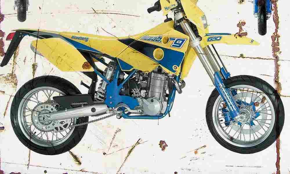 Husaberg FS650e 2002 Aged Vintage A4 Photo Print