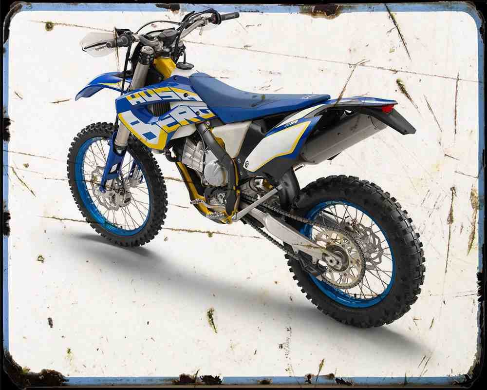Husaberg Fe 570 12 2 A4 Photo Print Motorbike Vintage Aged