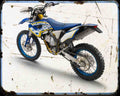Husaberg Fe 570 12 2 Motorbike Vintage Aged A4 Photo Print