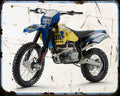 Husaberg Fe650E 07 A4 Photo Print Motorbike Vintage Aged