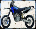 Husaberg Fs650E 07 A4 Photo Print Motorbike Vintage Aged