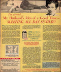 Husband Sleeping Wife Vintage Retro Advert Ads A4 Photo Print