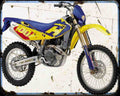 Husqvana Te250 04 A4 Photo Print Motorbike Vintage Aged