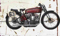 Husqvarna 500 1935 Aged Vintage A4 Photo Print
