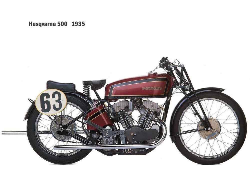 Husqvarna 500 1935 motorbike A4 Photo Print