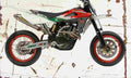 Husqvarna SM450RR 2007 Aged Vintage A4 Photo Print