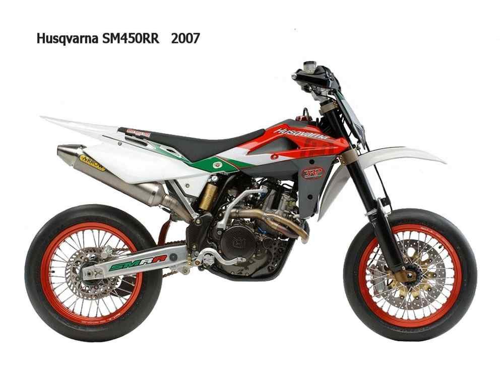 Husqvarna SM450RR 2007 motorbike A4 Photo Print