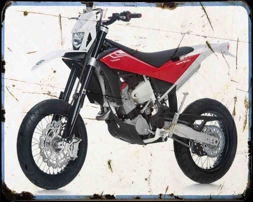 Husqvarna Smr 511 11 A4 Photo Print Motorbike Vintage Aged
