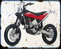 Husqvarna Smr 511 11 Motorbike Vintage Aged A4 Photo Print