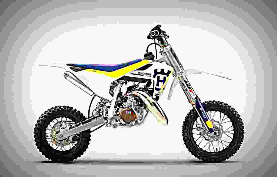 Husqvarna TC 50 2017 2 motorbike A4 Photo Print