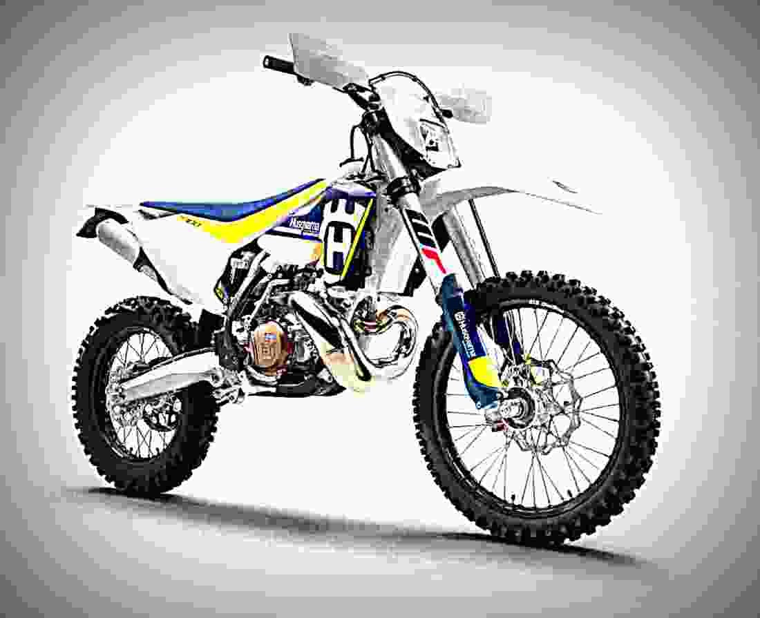 Husqvarna TE 300 2017 4 motorbike A4 Photo Print