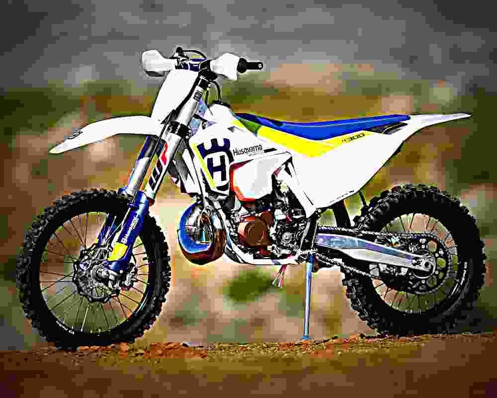 Husqvarna TX 300 2017 1 motorbike A4 Photo Print