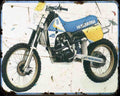 Husqvarna Te 510 88 A4 Photo Print Motorbike Vintage Aged