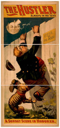 Hustler Sunday Scene 1 Vintage Retro Advert Poster A4 Photo Print