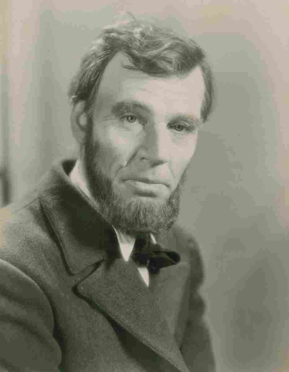 Huston Walter Abraham Lincoln 1S film star poster A4 Photo Print