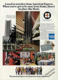 Hyatt American Express Vintage Retro Advert Ads A4 Photo Print