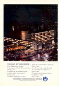 Hyatt Regency Vancouver Vintage Retro Advert Ads A4 Photo Print