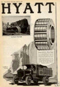 Hyatt Roller Bearings Vintage Retro Advert Ads A4 Photo Print