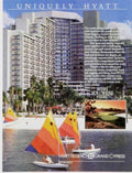 Hyatt Sailboats Cypress Vintage Retro Advert Ads A4 Photo Print
