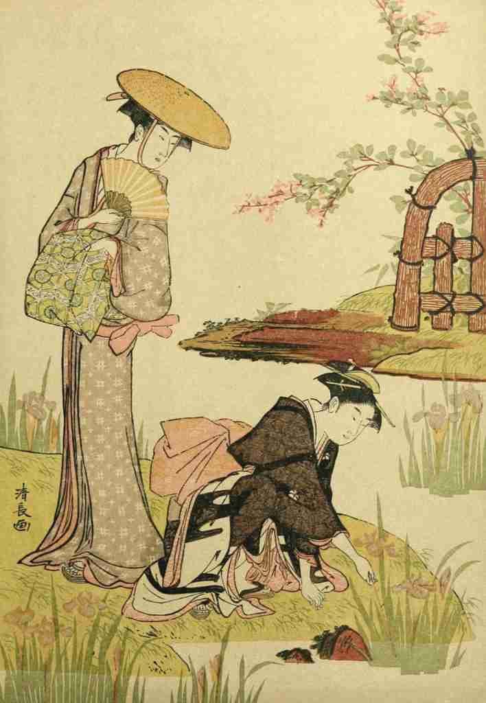Hyde Helen 1868 1919 In a Japanese Garden The Studio 1911 A4 Photo Print