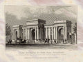 Hyde Park London England Shepherd 1827 Vintage A4 Photo Print