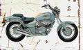Hyosung 125 V2 1999 Aged Vintage A4 Photo Print