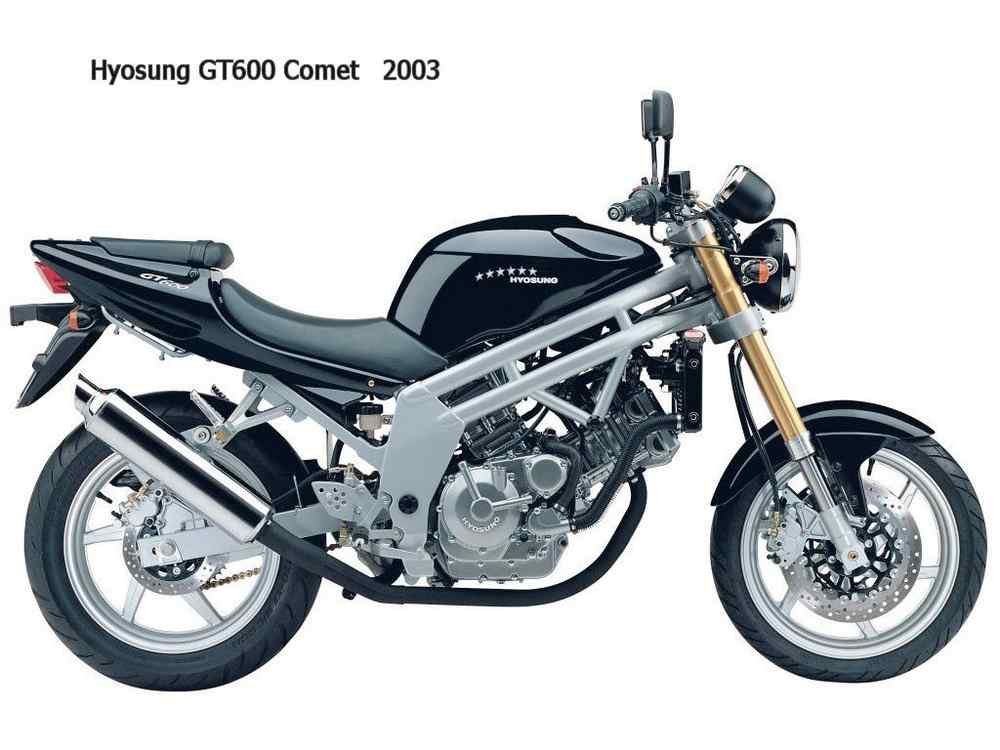 Hyosung GT600 Comet 2003 motorbike A4 Photo Print