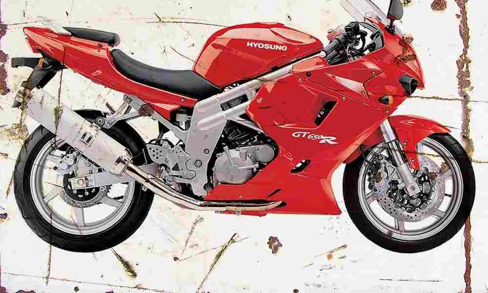 Hyosung GT650R 2006 Aged Vintage A4 Photo Print