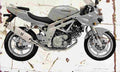 Hyosung GT650S 2006 Aged Vintage A4 Photo Print