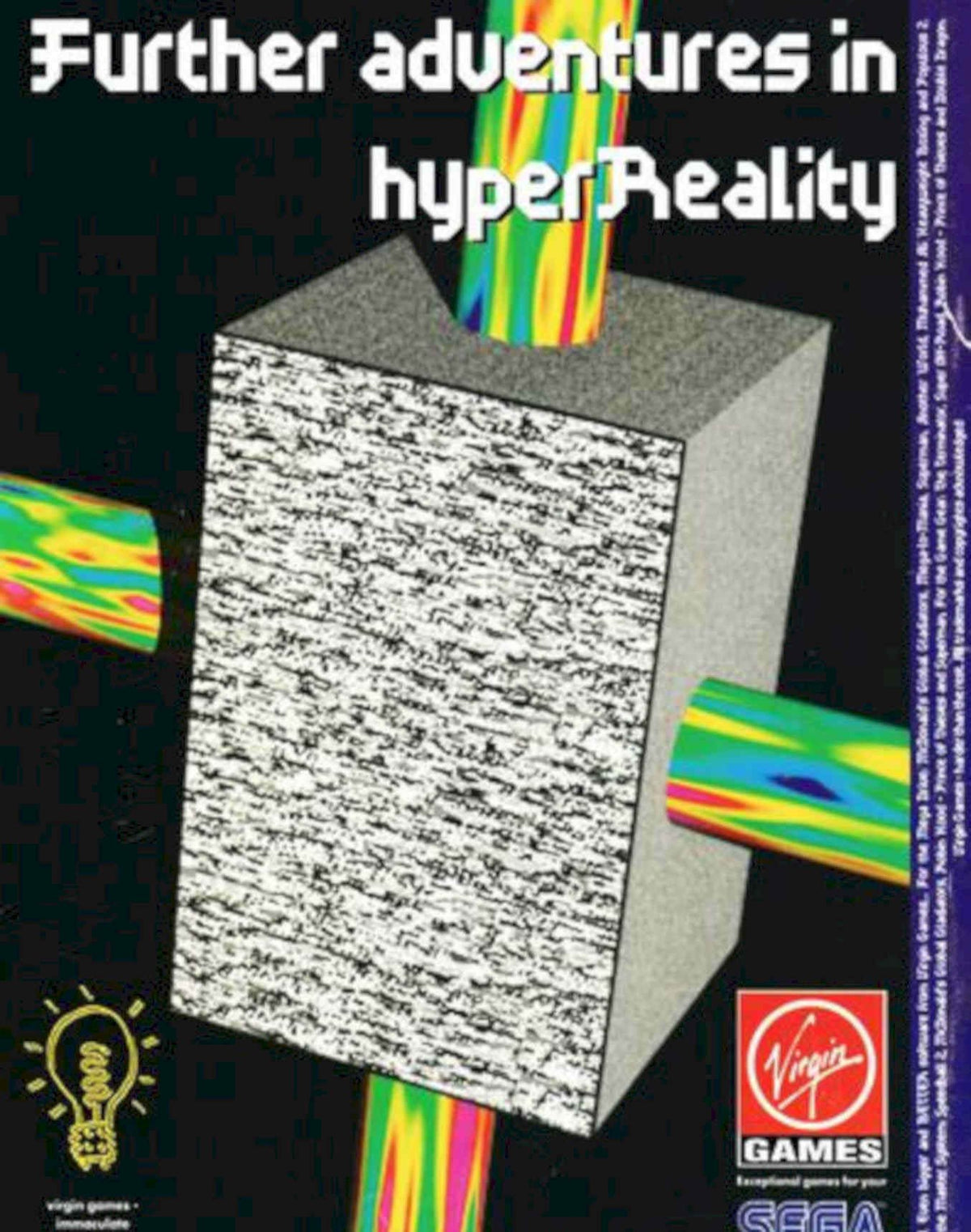 Hyperreality Genesis Block Vintage Retro Advert Poster A4 Photo Print