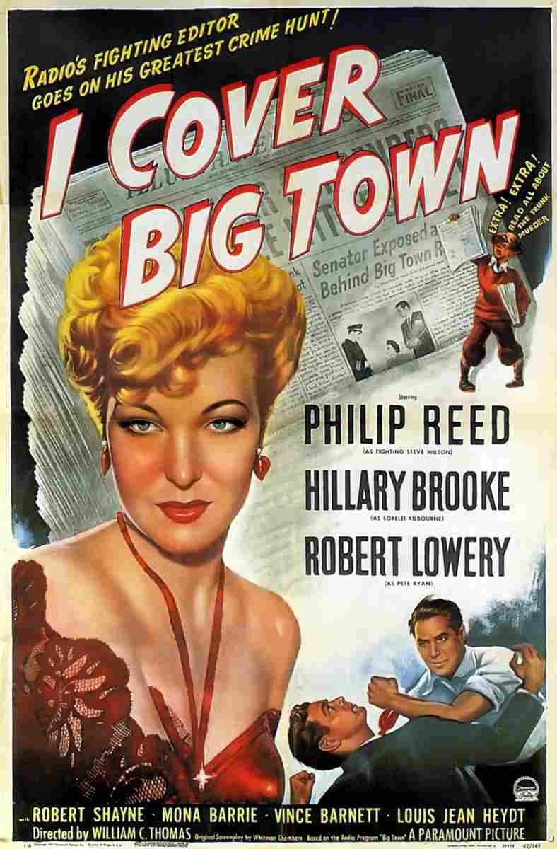 I Cover Big Town 01  film star poster A4 Photo Print