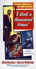 I Died a Thousand Times 01  film star poster A4 Photo Print