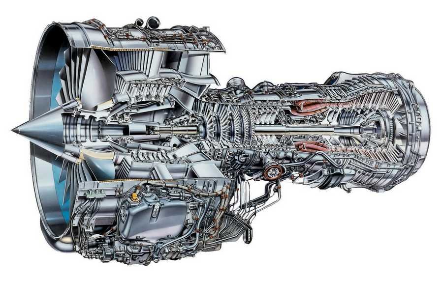 IAE V2500 cutaway A4 Photo Print