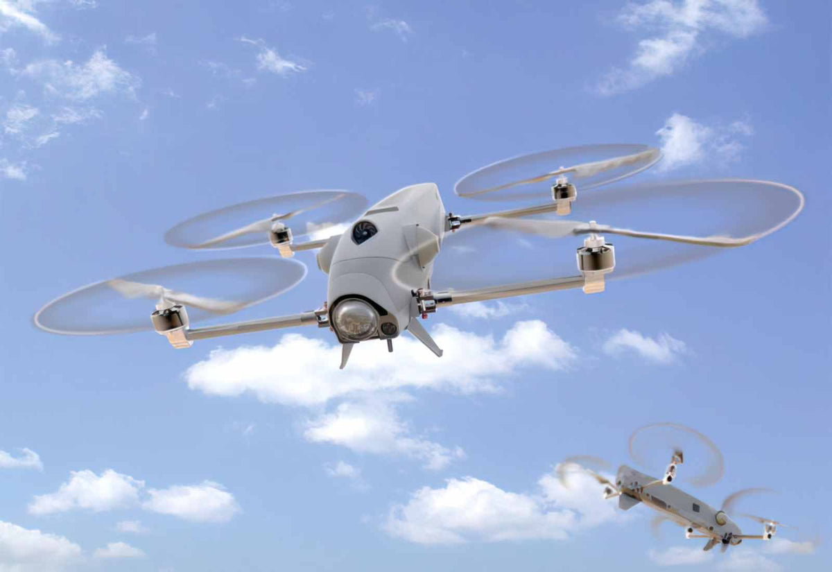 Iai Rotem L Unmanned Aerial Vehicle Quadcopter Munitions Delivery Drone Israel A4 Photo Print