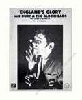 Ian Dury Blockheads Vintage Retro Advert Poster A4 Photo Print