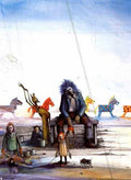 Ian Miller Death In The Rocking Horse Factory A4 Photo Print
