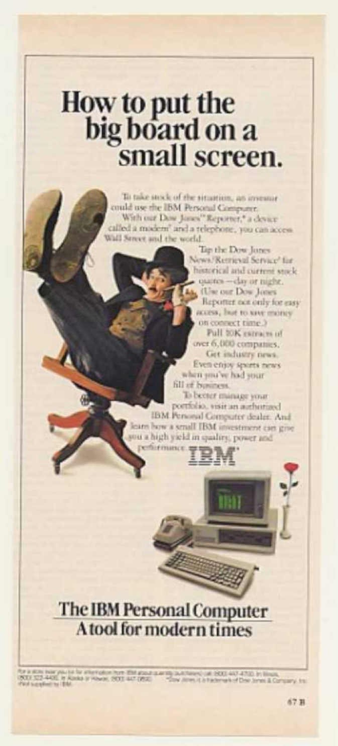 Ibm Computer Board Vintage Retro Advert Ads A4 Photo Print