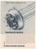 Ic Chip Nanology Vintage Retro Advert Ads A4 Photo Print