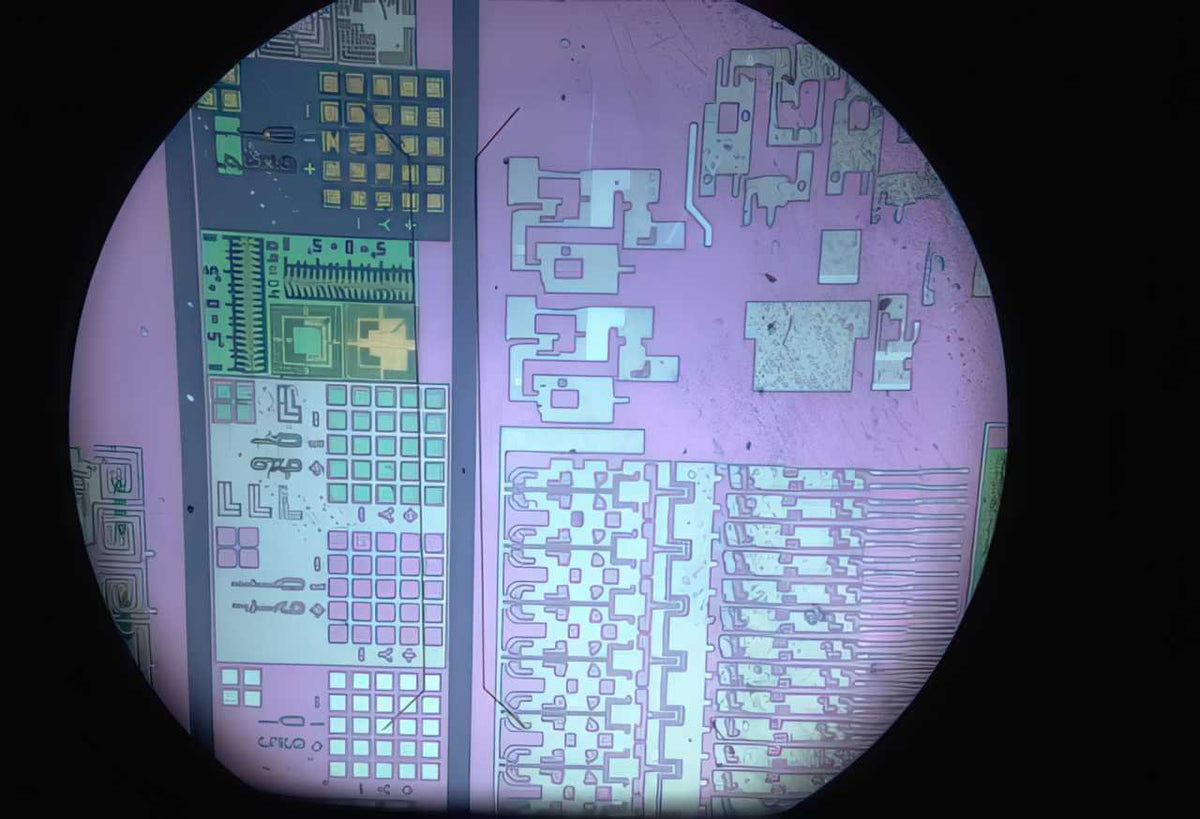 Ic Chip Traces A4 Photo Print