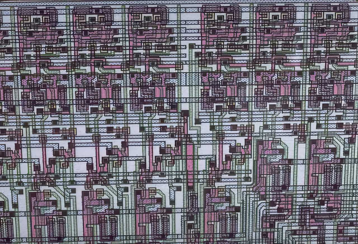 Ic Microprocessor Circuit A4 Photo Print